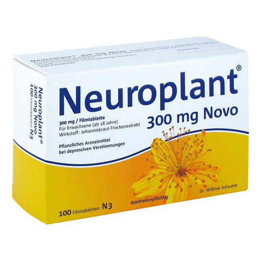 Das Produktfoto zeigt Neuroplant 300 Mg Novo Filmtabletten (100 stk) PZN 06581392