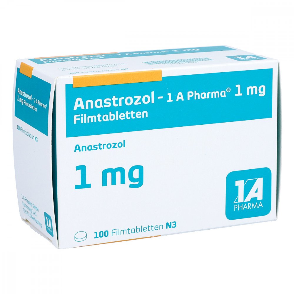 Anastrozol-1a Pharma 1 Mg Filmtabletten (100 stk)