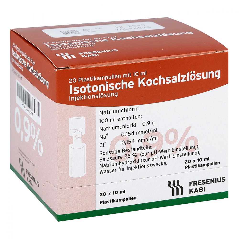 Kochsalzlösung 0,9% Pl.Fresenius Injektionslsg. (20X10 ml)
