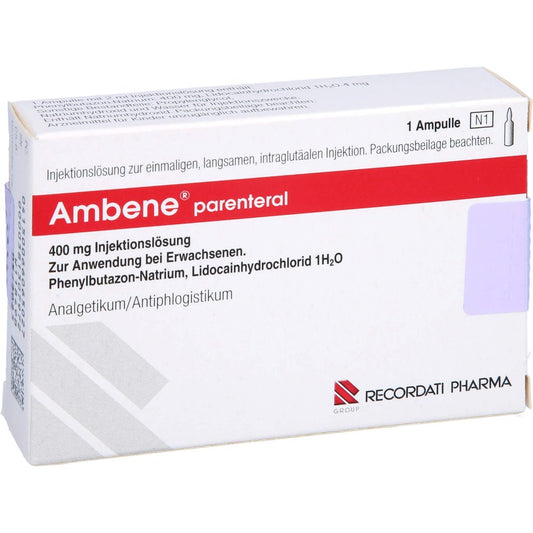Das Produktfoto zeigt Ambene Parenteral Ampullen (1 stk) PZN 06606502