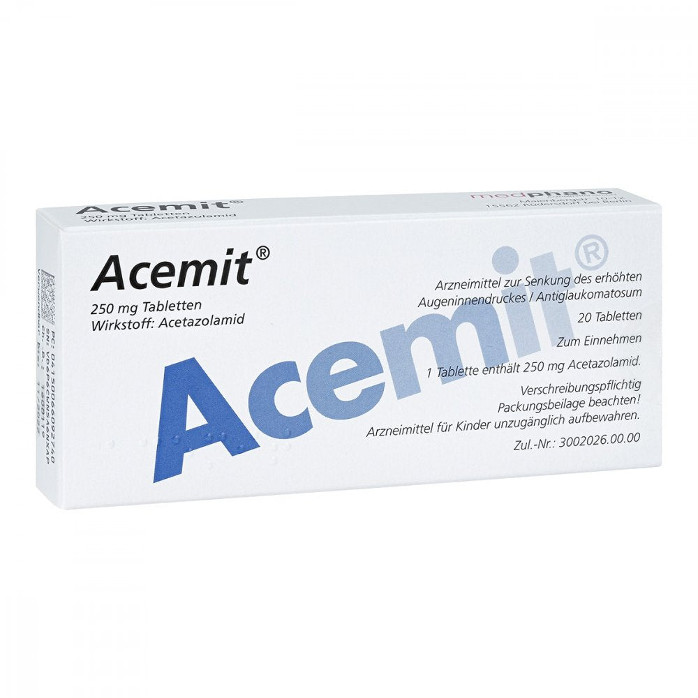 Das Produktfoto zeigt Acemit Tabletten (20 stk) PZN 06609274