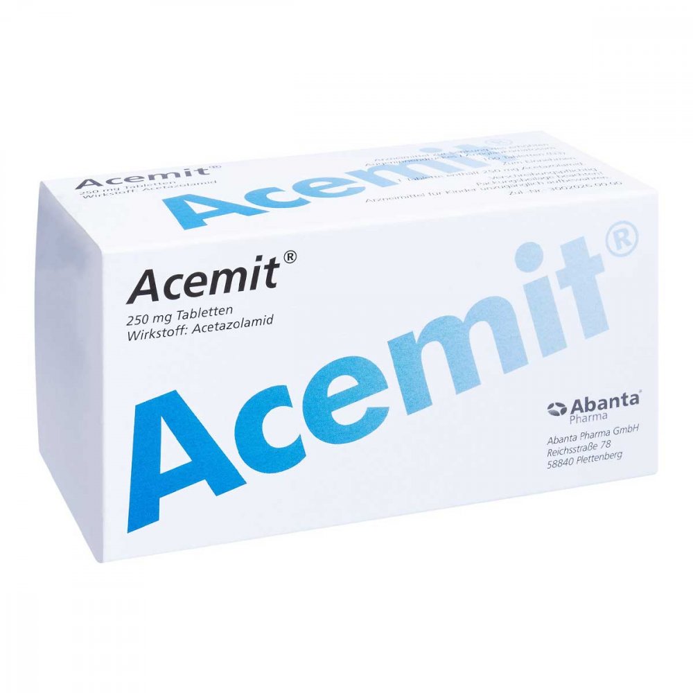 Das Produktfoto zeigt Acemit Tabletten (100 stk) PZN 06609280