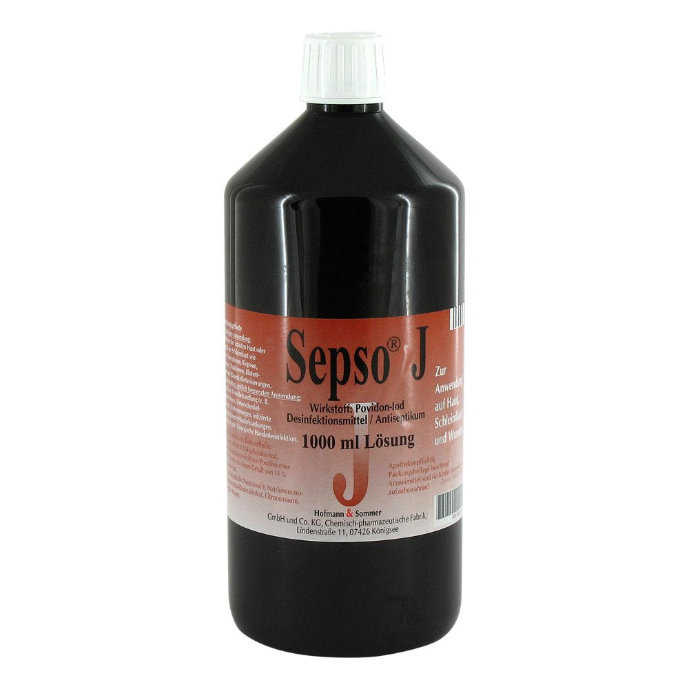 Das Produktfoto zeigt Sepso J Lösung (1000 ml) PZN 06612170