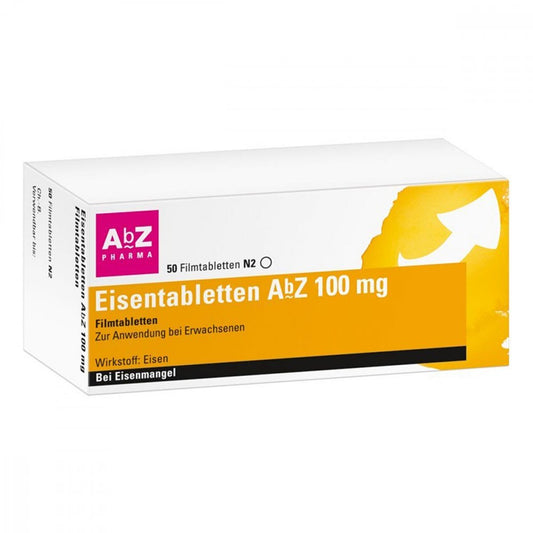 Eisentabletten Abz 100 Mg Filmtabletten (50 stk)