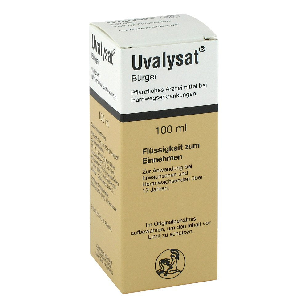 Das Produktfoto zeigt Uvalysat Bürger Tropfen (100 ml) PZN 06715409
