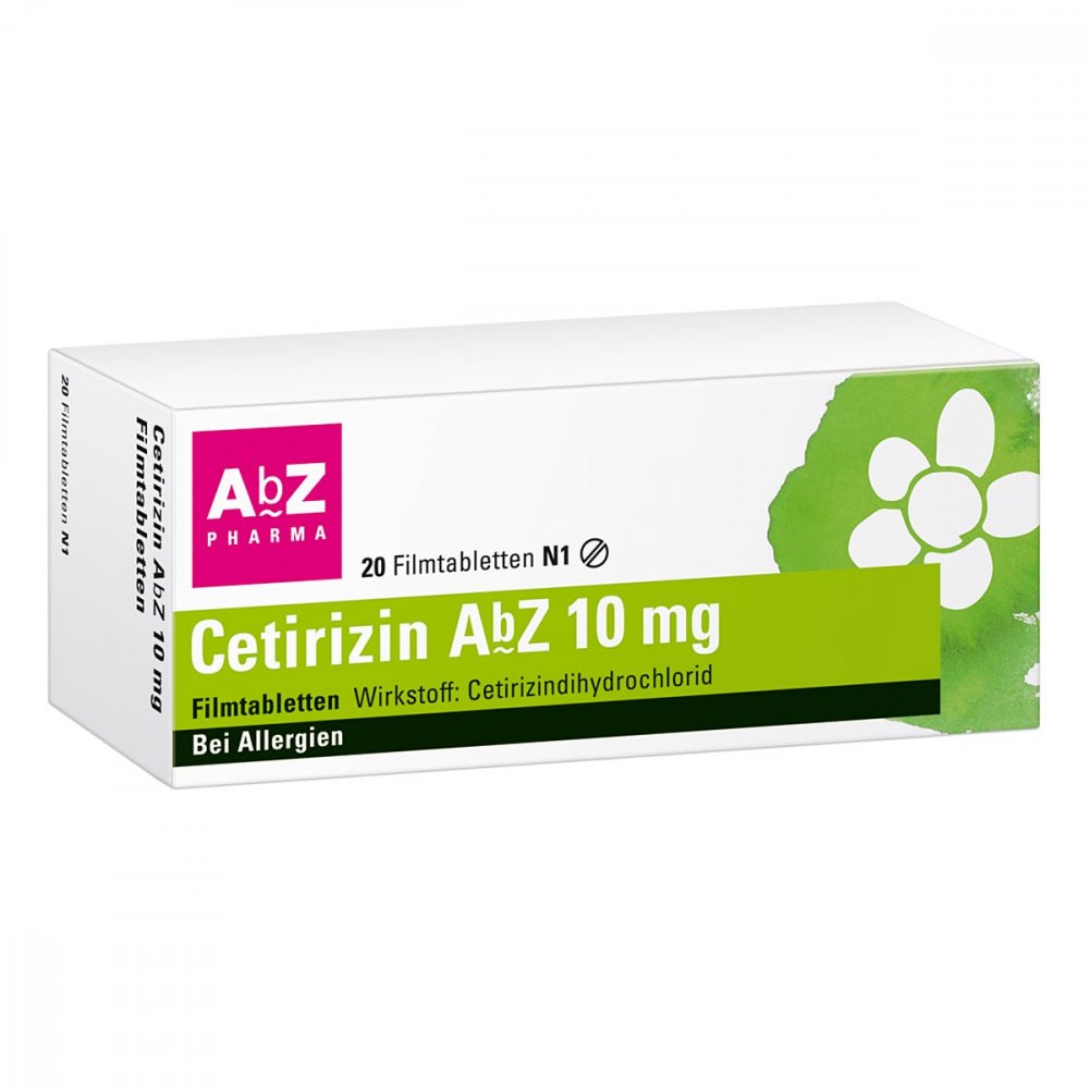 Cetirizin Abz 10 Mg Filmtabletten (20 stk)