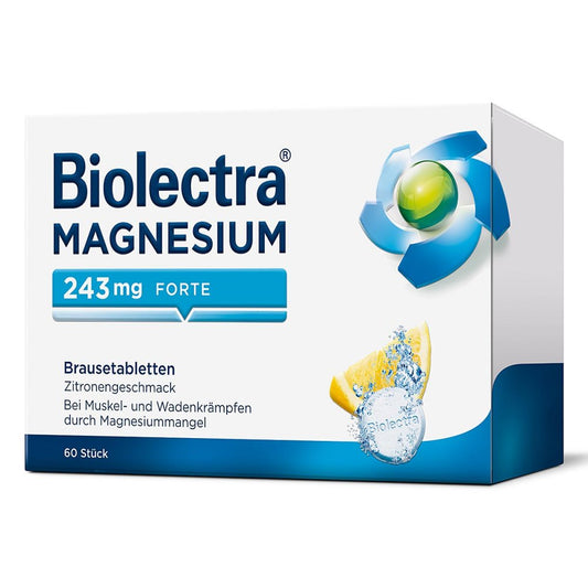 Biolectra Magnesium 243 Mg Forte Zitrone Br.-Tabl. (60 stk)