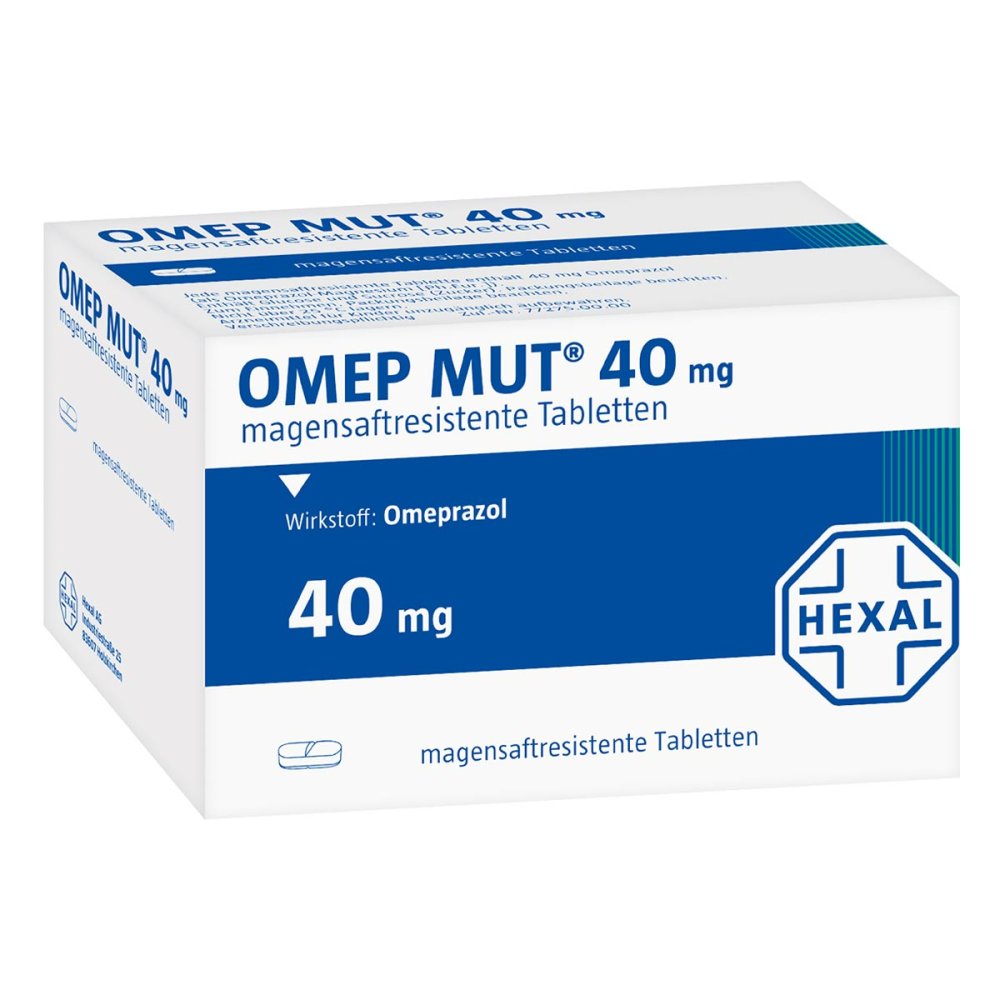 Das Produktfoto zeigt Omep Mut 40 Mg Magensaftresistente Tabletten (90 stk) PZN 06766387