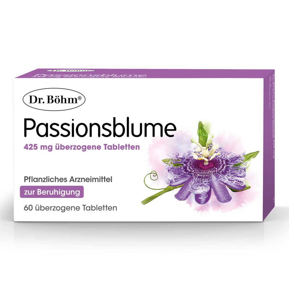 Dr.Böhm Passionsblume 425 Mg Dragees (60 stk)