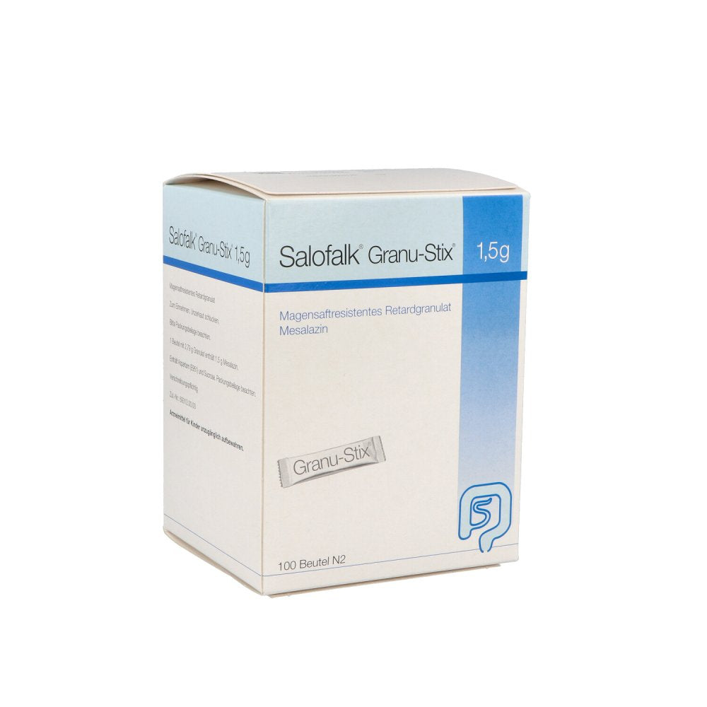 Das Produktfoto zeigt Salofalk Granu-Stix 1,5 G Magensaftres.Retardgran. (100 stk) PZN 06785686