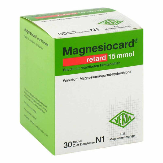 Magnesiocard Retard 15 Mmol Beutel M.Ret.Filmtabl. (30 stk)