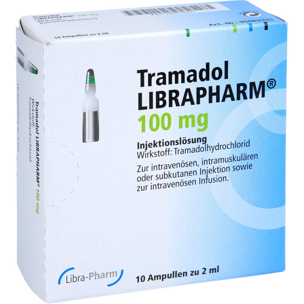 Tramadol Librapharm 100 Mg Injekt.-/Infus.-Lsg. (10 stk)