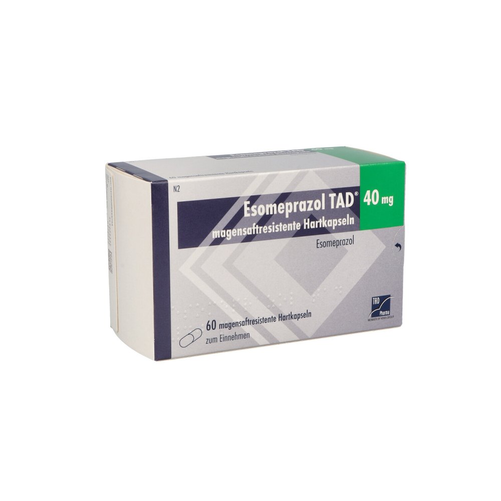 Esomeprazol Tad 40 Mg Magensaftresist.Hartkapseln (60 stk)