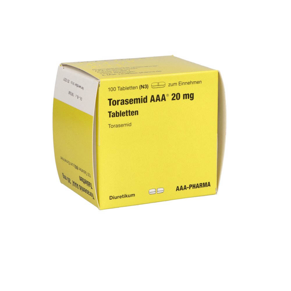 Torasemid Aaa 20 Mg Tabletten (100 stk)