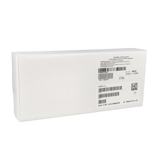 Das Produktfoto zeigt Ozurdex 700 Μg Intravitreales Impl.Im Applikator (1 stk) PZN 06839790