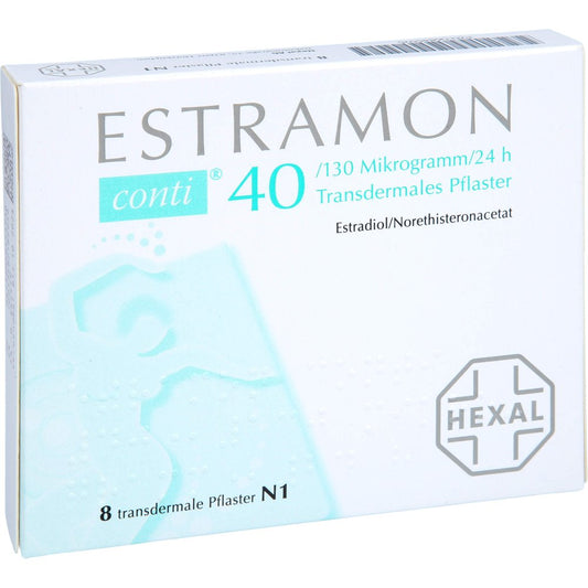Estramon Conti 40/130 Μg/24 Stunden Transd.Pflast. (8 stk)
