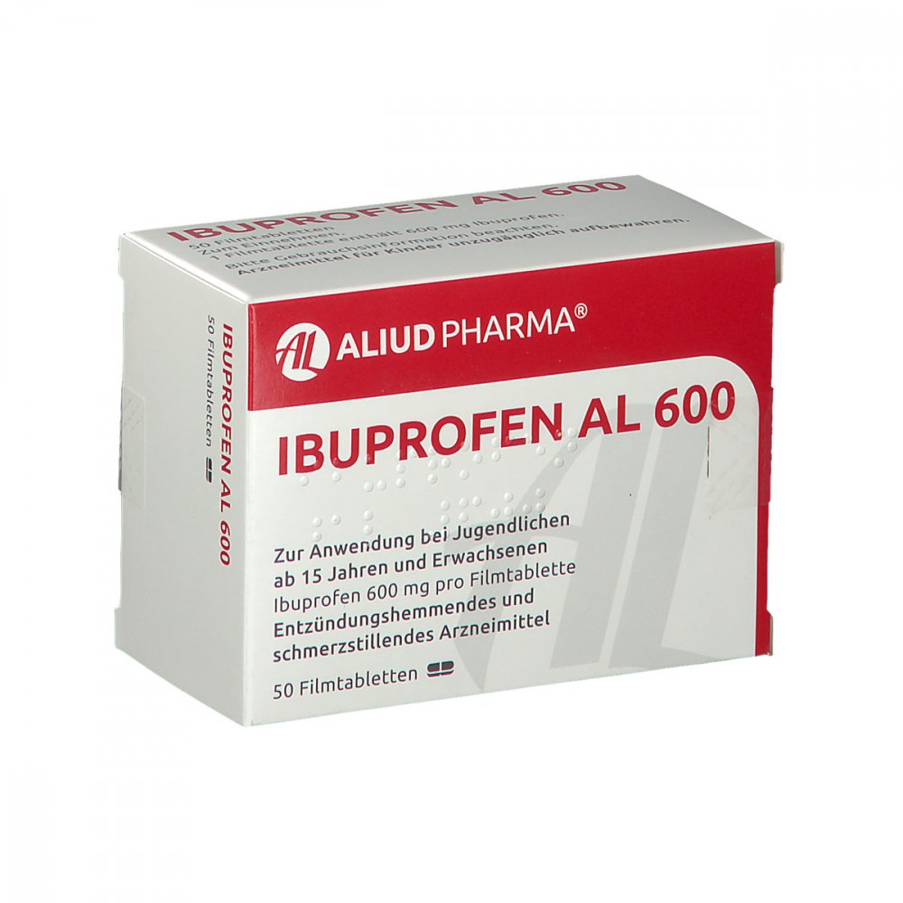 Ibuprofen Al 600 Filmtabletten (50 stk)