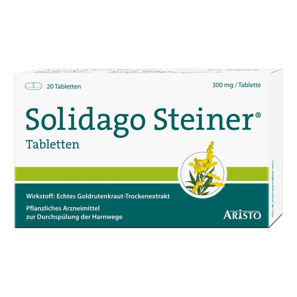 Das Produktfoto zeigt Solidago Steiner Tabletten (20 stk) PZN 06877158