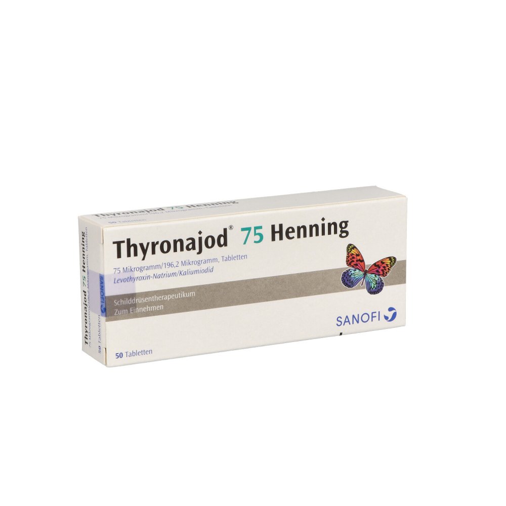 Thyronajod 75 Henning Tabletten (50 stk)