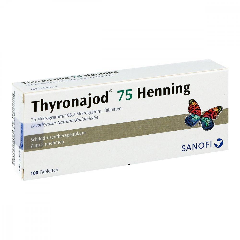 Thyronajod 75 Henning Tabletten (100 stk)