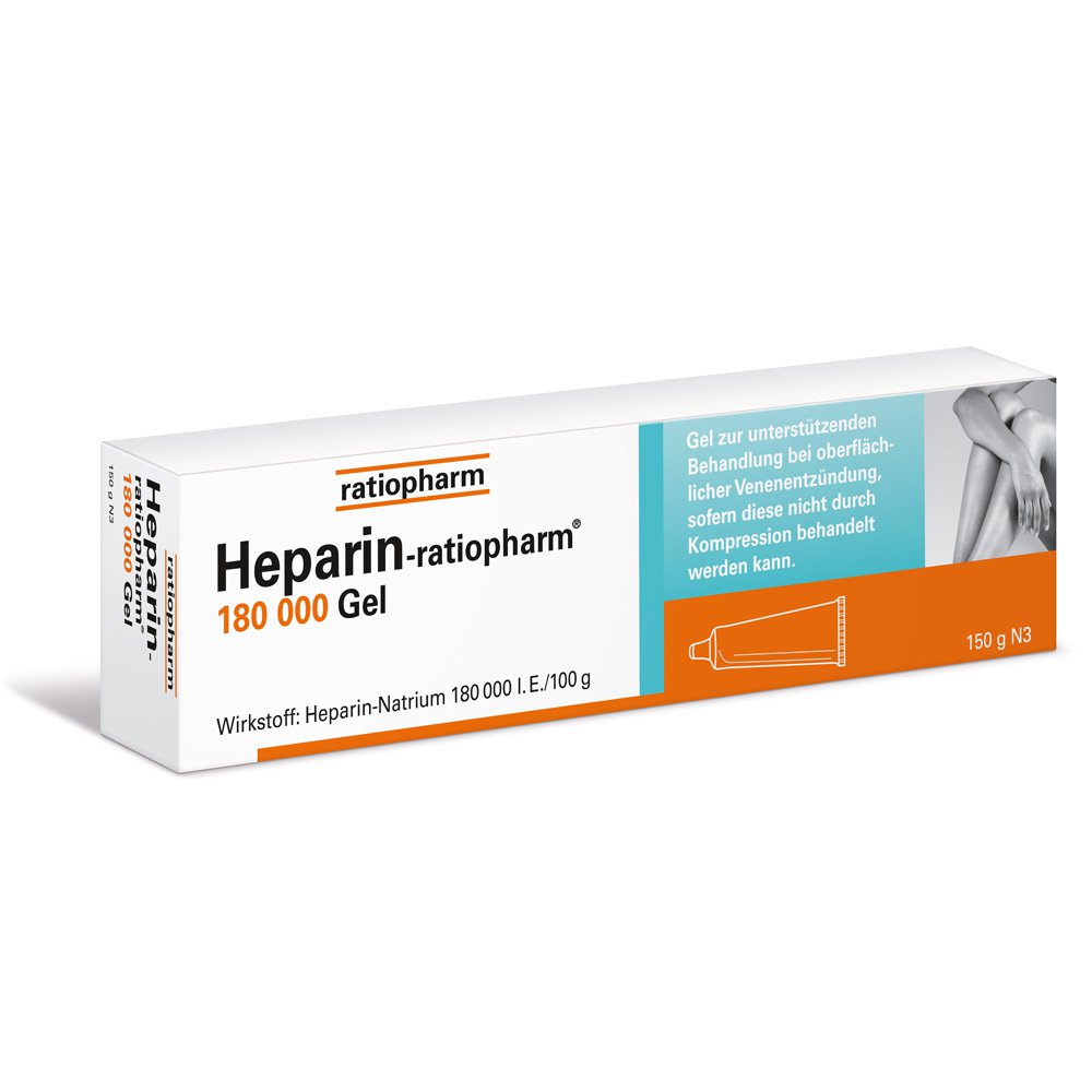 Heparin-Ratiopharm 180.000 I.E. Gel (150 g)