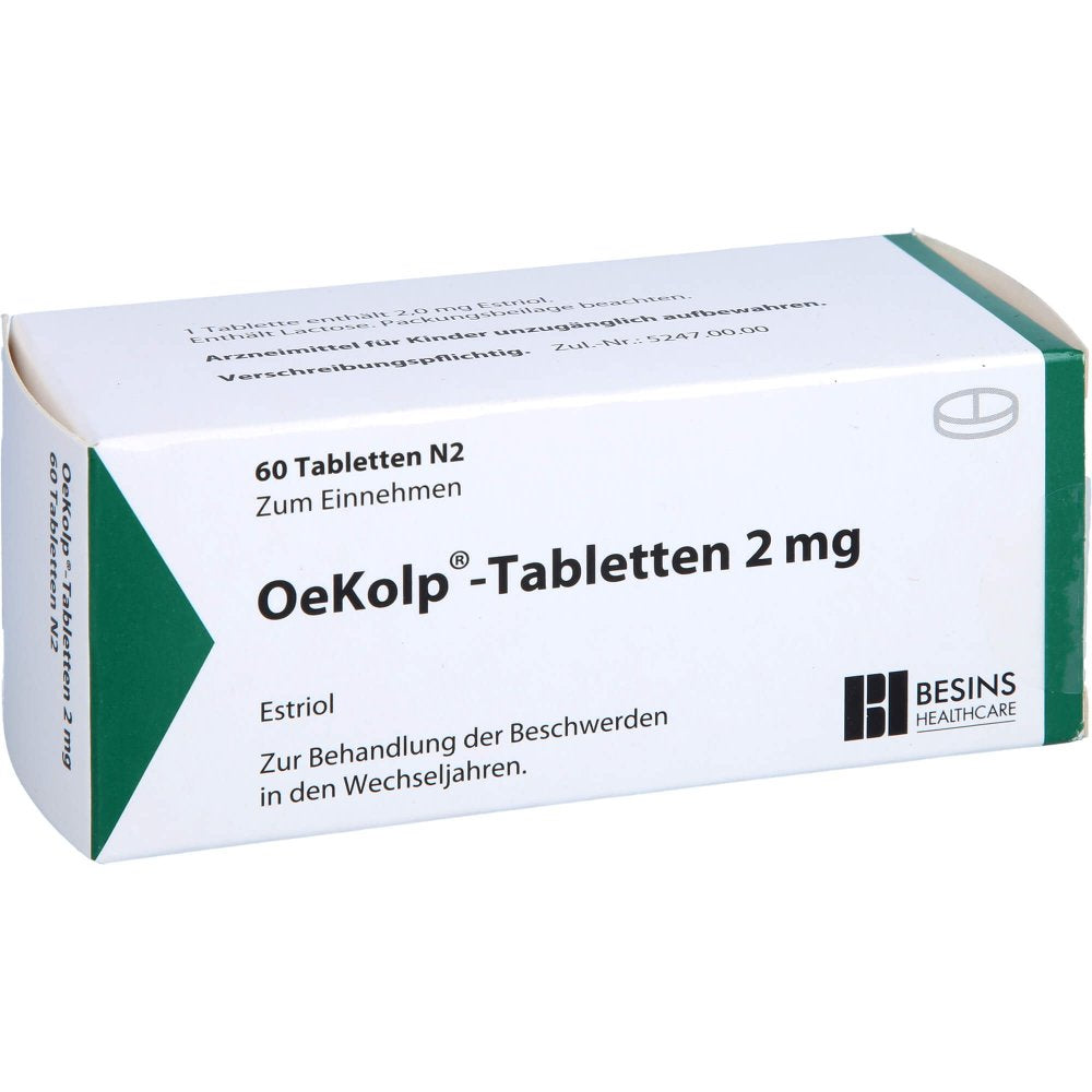 Das Produktfoto zeigt Oekolp Tabletten 2 Mg (60 stk) PZN 06884945
