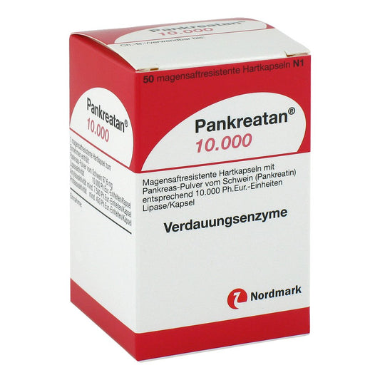 Pankreatan 10.000 Magensaftresistente Hartkapseln (50 stk)