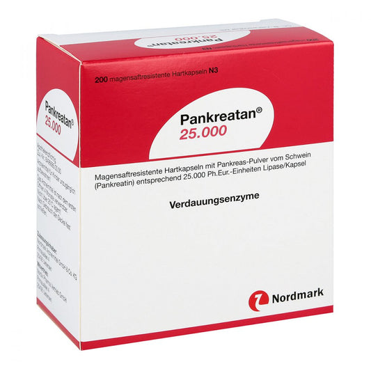 Pankreatan 25.000 Magensaftresistente Hartkapseln (200 stk)