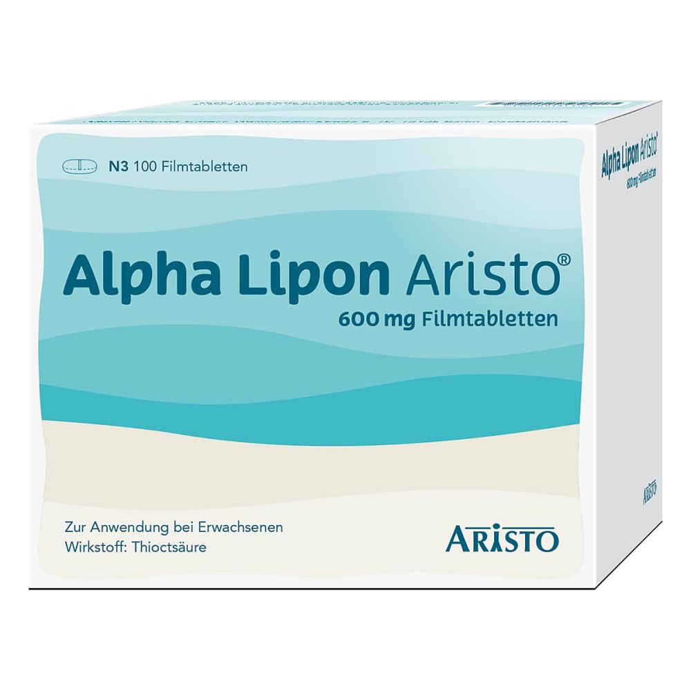 Alpha Lipon Aristo 600 Mg Filmtabletten (100 stk)