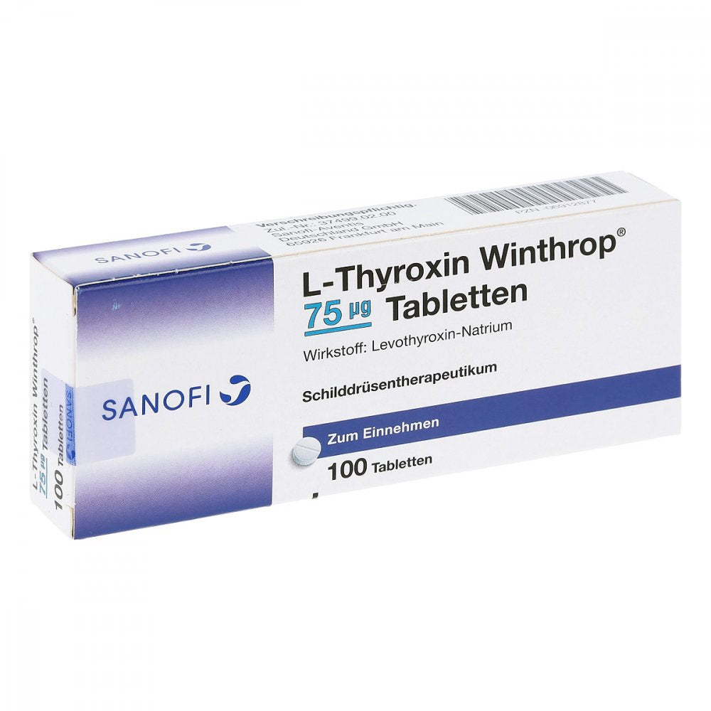 L-Thyroxin Winthrop 75 Μg Tabletten (100 stk)
