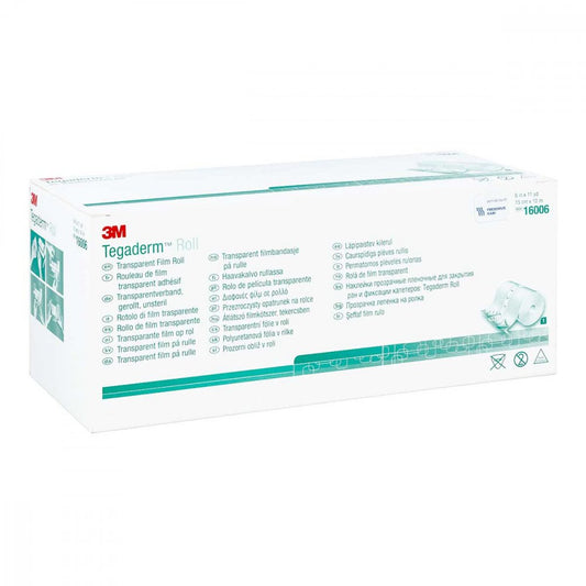 Das Produktfoto zeigt Tegaderm Roll 15 Cmx10 M 16006 (1 stk) PZN 06917610