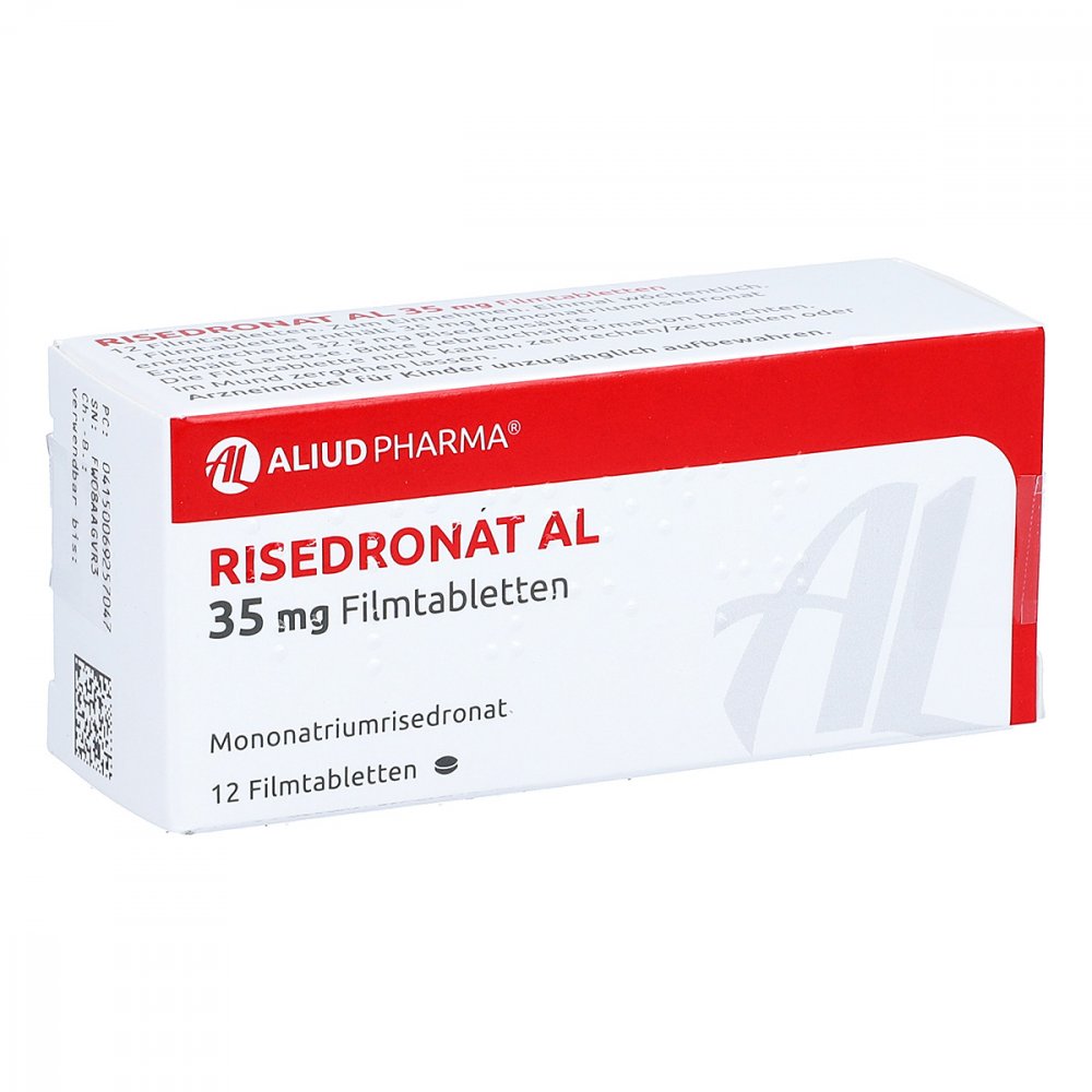 Risedronat Al 35 Mg Filmtabletten (12 stk)