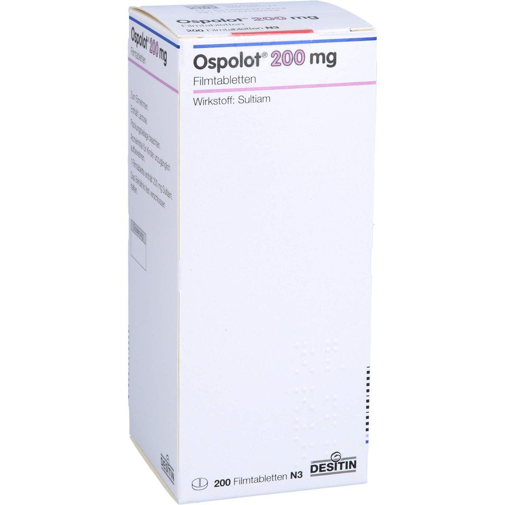 Das Produktfoto zeigt Ospolot 200 Mg Filmtabletten (4X50 stk) PZN 06934844
