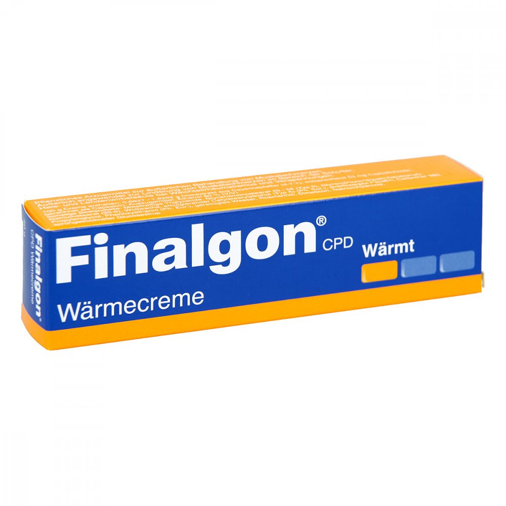 Das Produktfoto zeigt Finalgon Cpd Wärmecreme (50 g) PZN 06937104