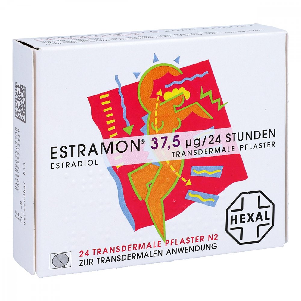 Estramon 37,5 Μg/24 Stunden Transdermale Pflaster (24 stk)