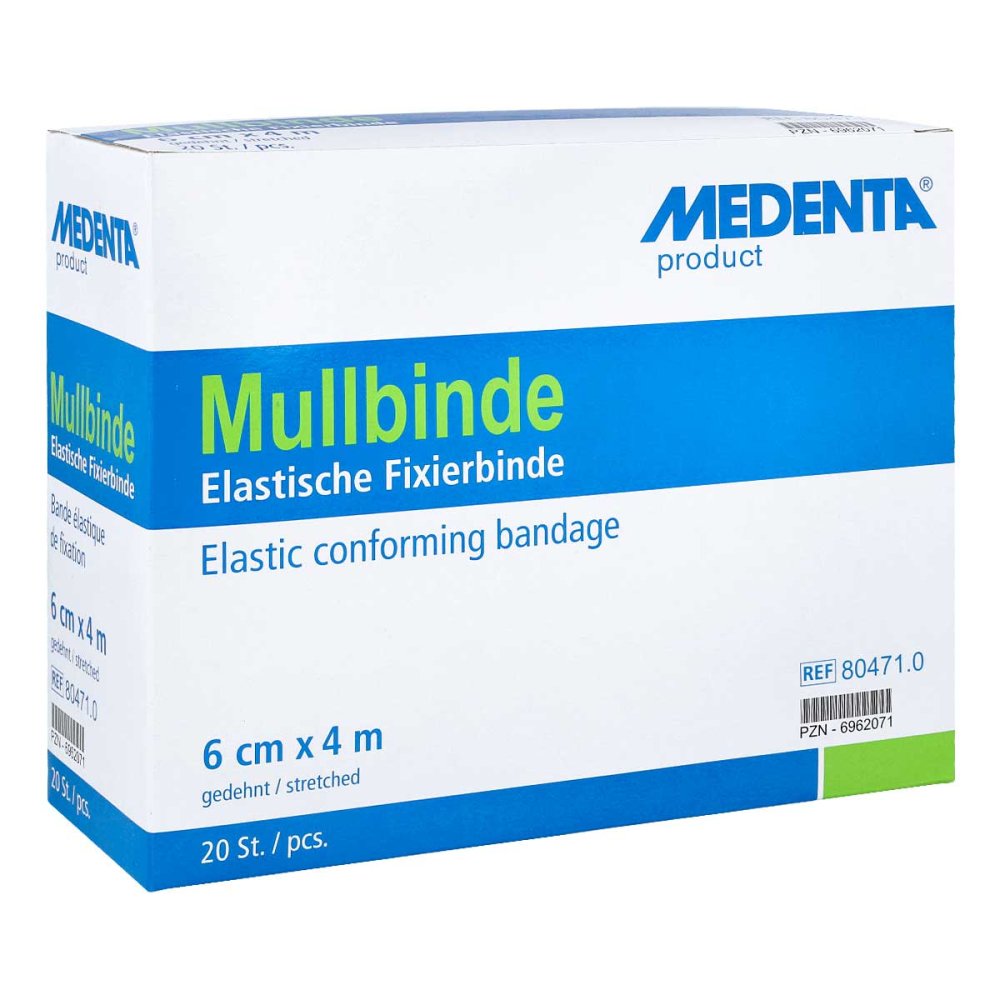 Mullbinden Elast.6 Cmx4 M (20 stk)