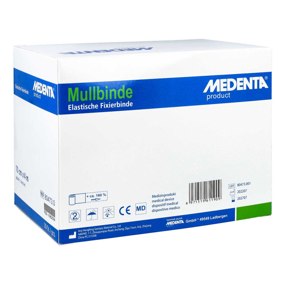 Mullbinden Elast.10 Cmx4 M (20 stk)