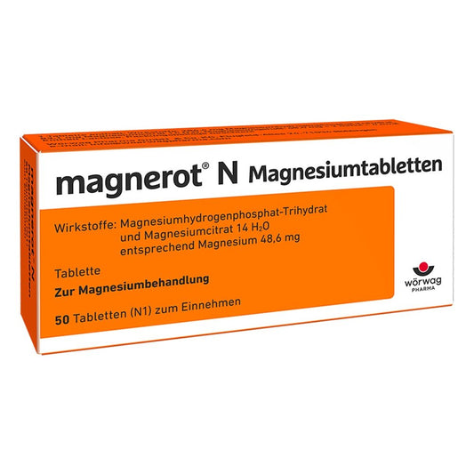 Magnerot N Magnesiumtabletten (50 stk)
