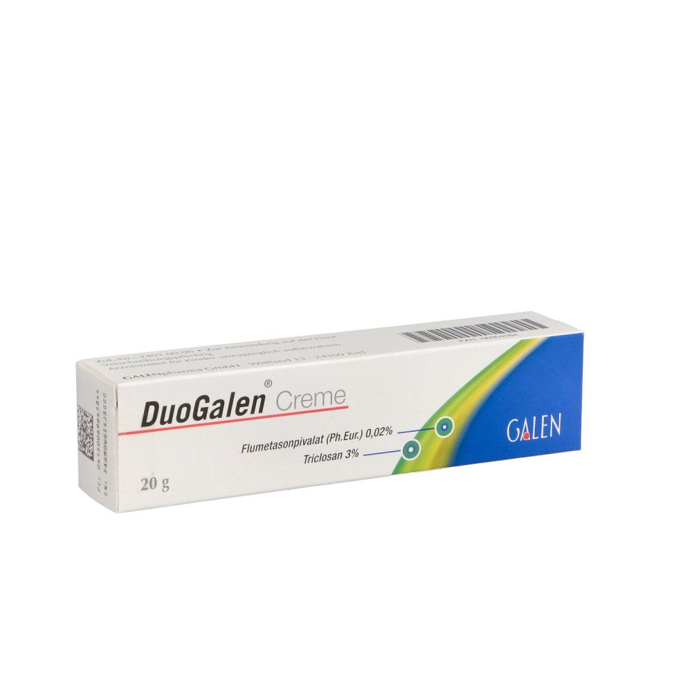 Das Produktfoto zeigt Duogalen Creme (20 g) PZN 06964584