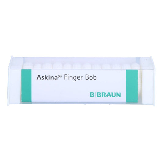 Das Produktfoto zeigt Askina Finger Bob Weiß (6 stk) PZN 06965023