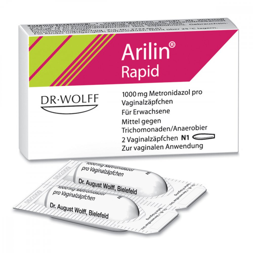 Arilin Rapid Vaginalsuppositorien (2 stk)