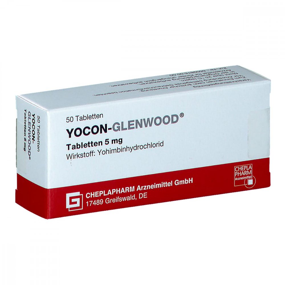 Yocon Glenwood 5 Mg Tabletten (50 stk)