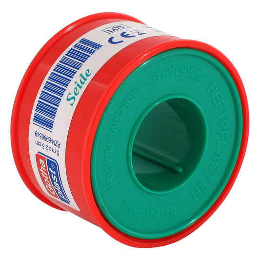 Das Produktfoto zeigt Gotha Silk Heftpfl.Seide 2,5 Cmx5 M (1 stk) PZN 06996549