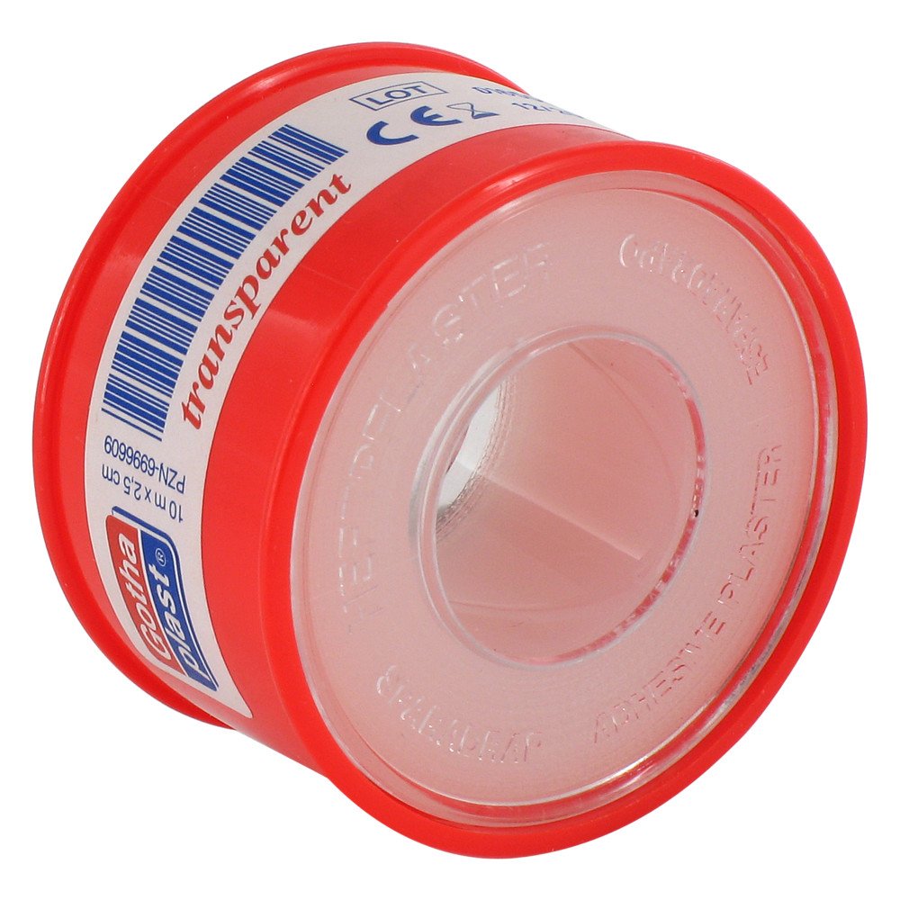 Das Produktfoto zeigt Gotha Flex Heftpfl.Transp.2,5 Cmx10 M (1 stk) PZN 06996609
