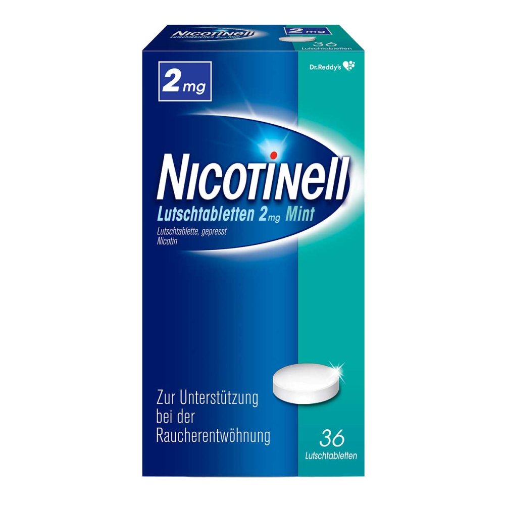 Nicotinell Lutschtabletten 2 Mg Mint (36 stk)
