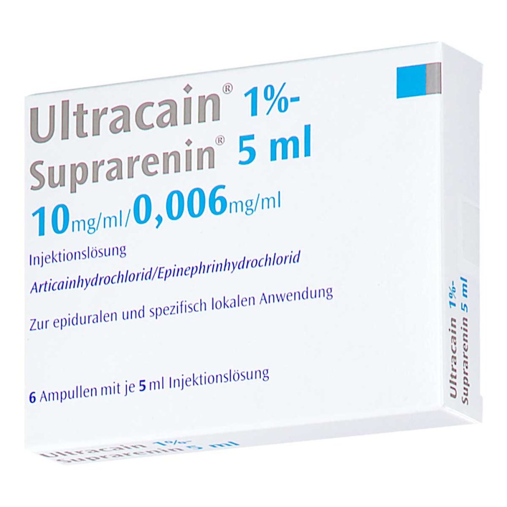 Ultracain 1% Suprarenin 5 Ml Ampullen (6X5 ml)