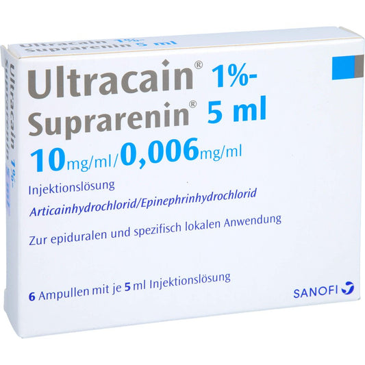 Ultracain 1% Suprarenin 5 Ml Ampullen (6X5 ml)