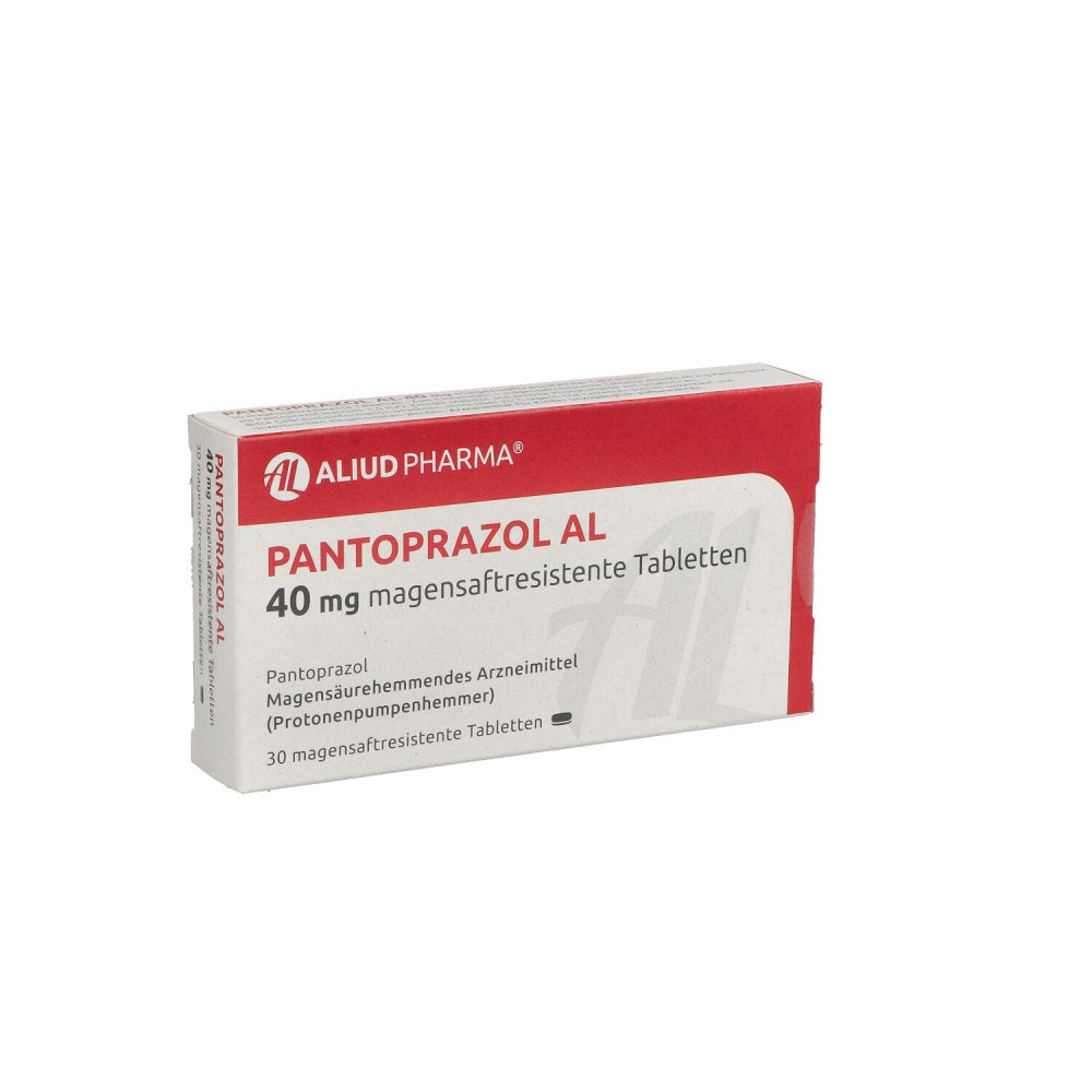 Das Produktfoto zeigt Pantoprazol Al 40 Mg Magensaftresistente Tabletten (30 stk) PZN 07013164