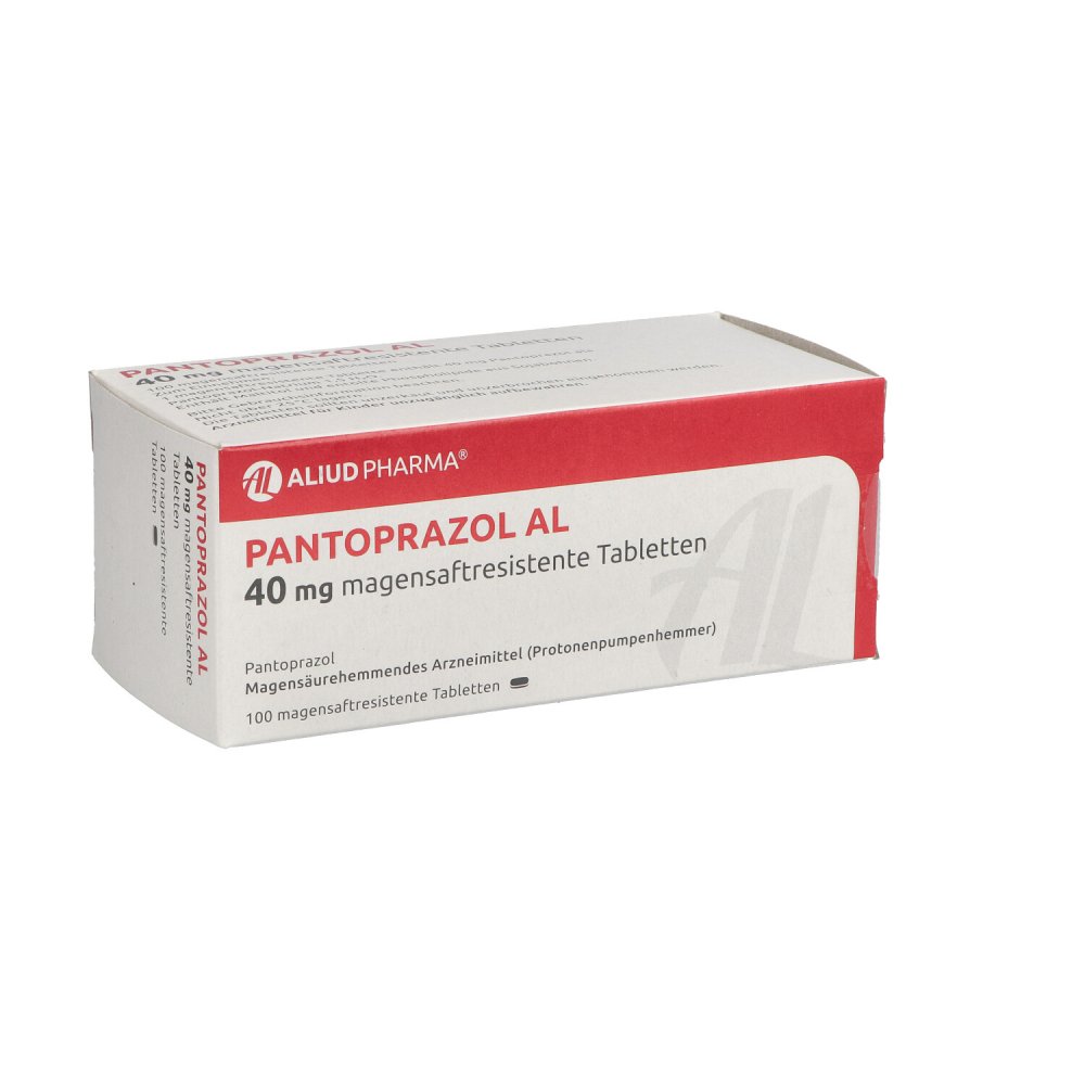 Pantoprazol Al 40 Mg Magensaftresistente Tabletten (100 stk)