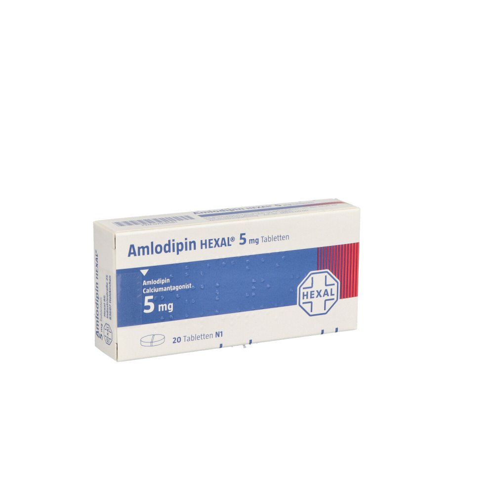 Amlodipin Hexal 5 Mg Tabletten (20 stk)